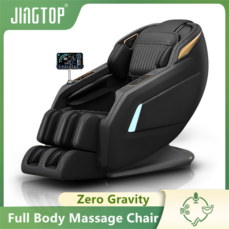 Jingtop Equipment Supplier 3D 4D Hot Selling Robot Hands Body Scretch Massage Recliner with Foot Massager