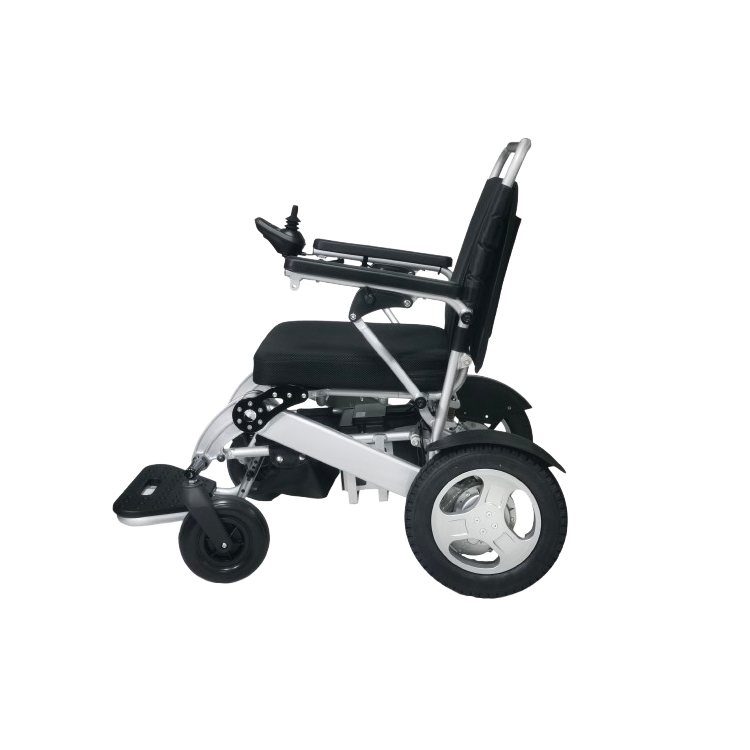 Good Price Wholesale Lightweight Folding Aluminum Electric Wheelchair for Elderly &amp; Disabled People Rehabilitation Equipment
