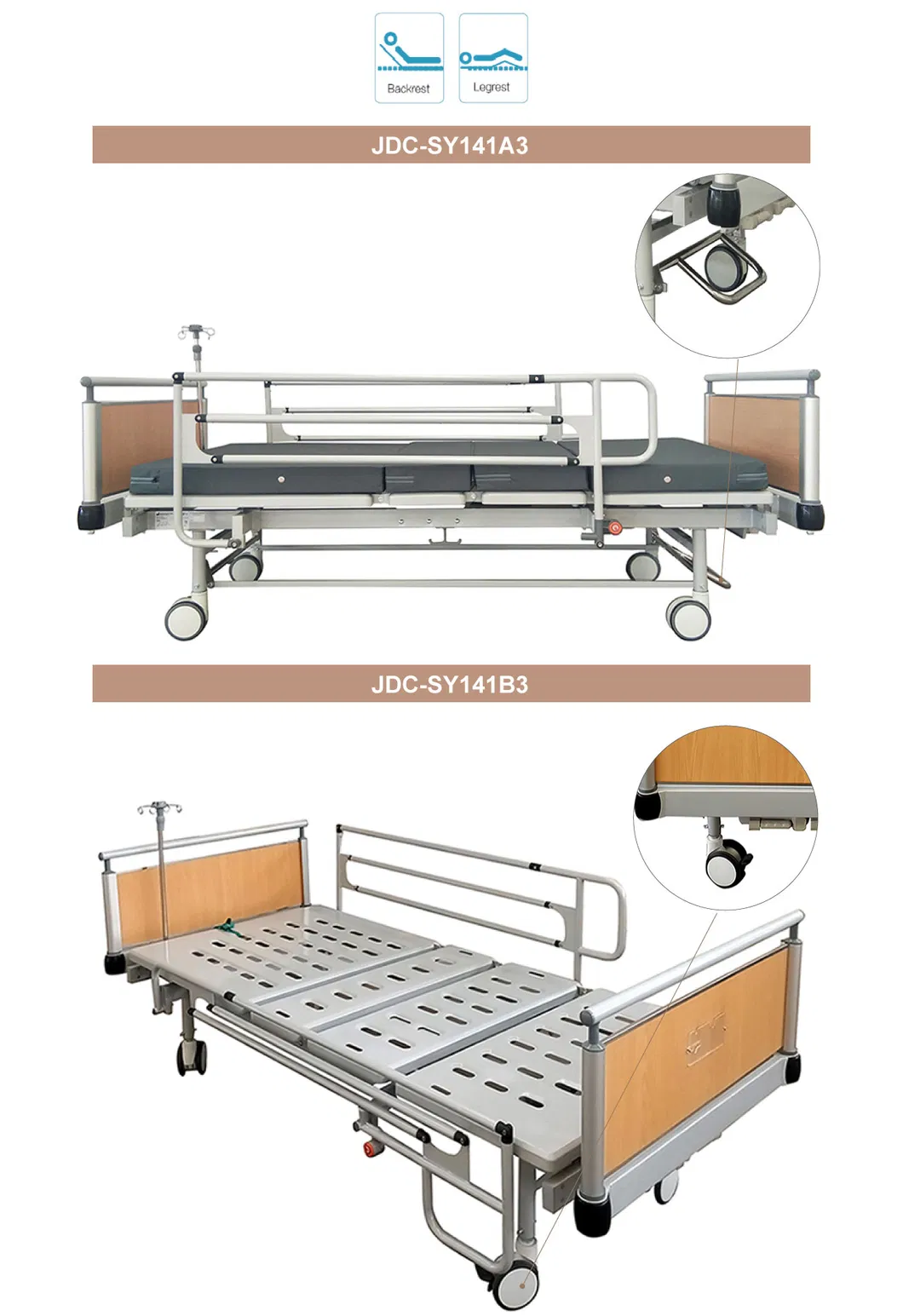 Manual Medical Bed Feature 2