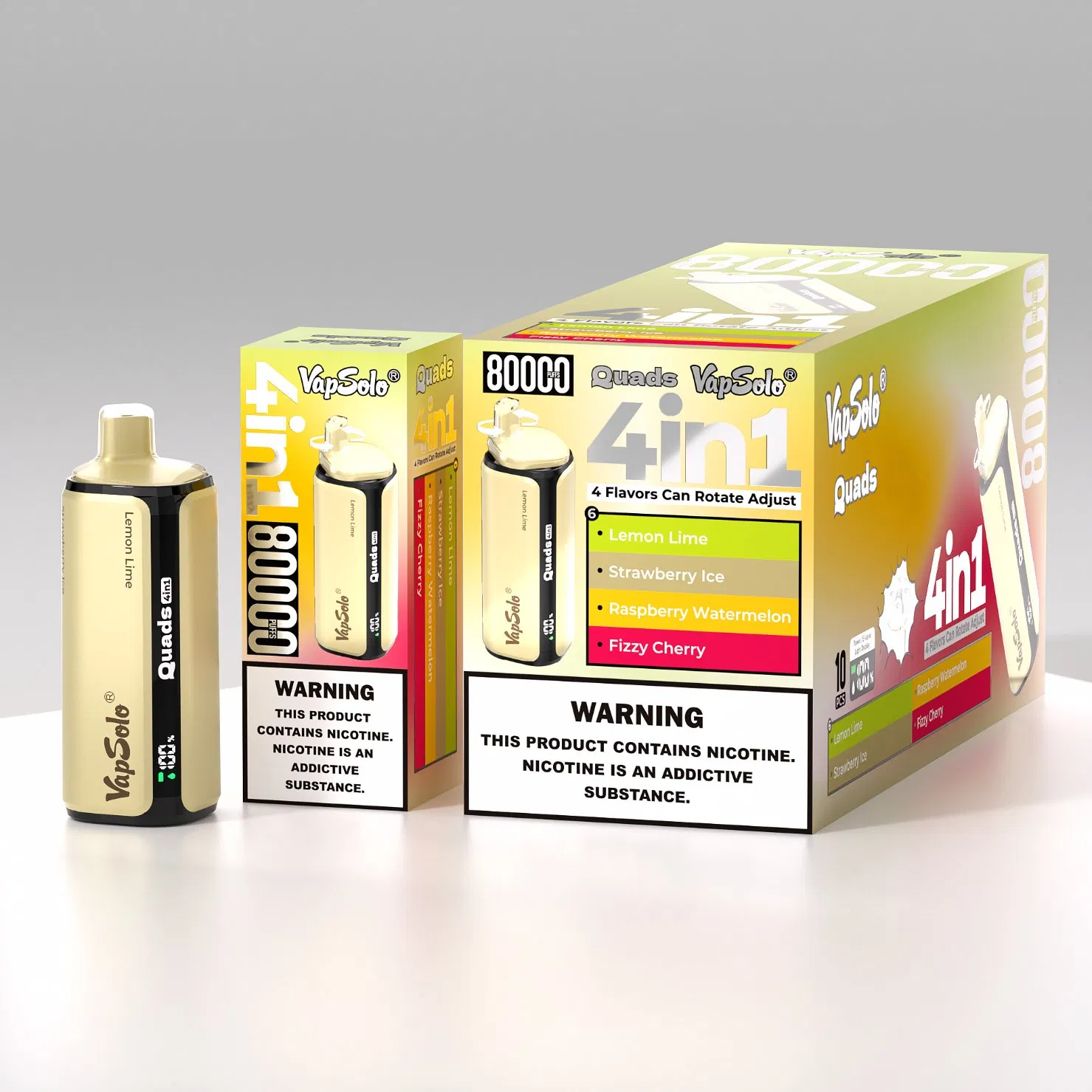 EU Stock Quads 80K Puff High End Disposable Vape Pen Wholesale Market Online Store Global Export Unit