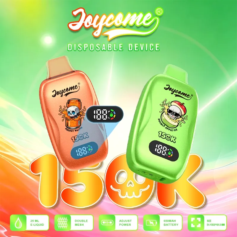 Joycome Innovative Disposable Vape 15000 Puffs Featuring Smart Display and Rechargeable Battery Design