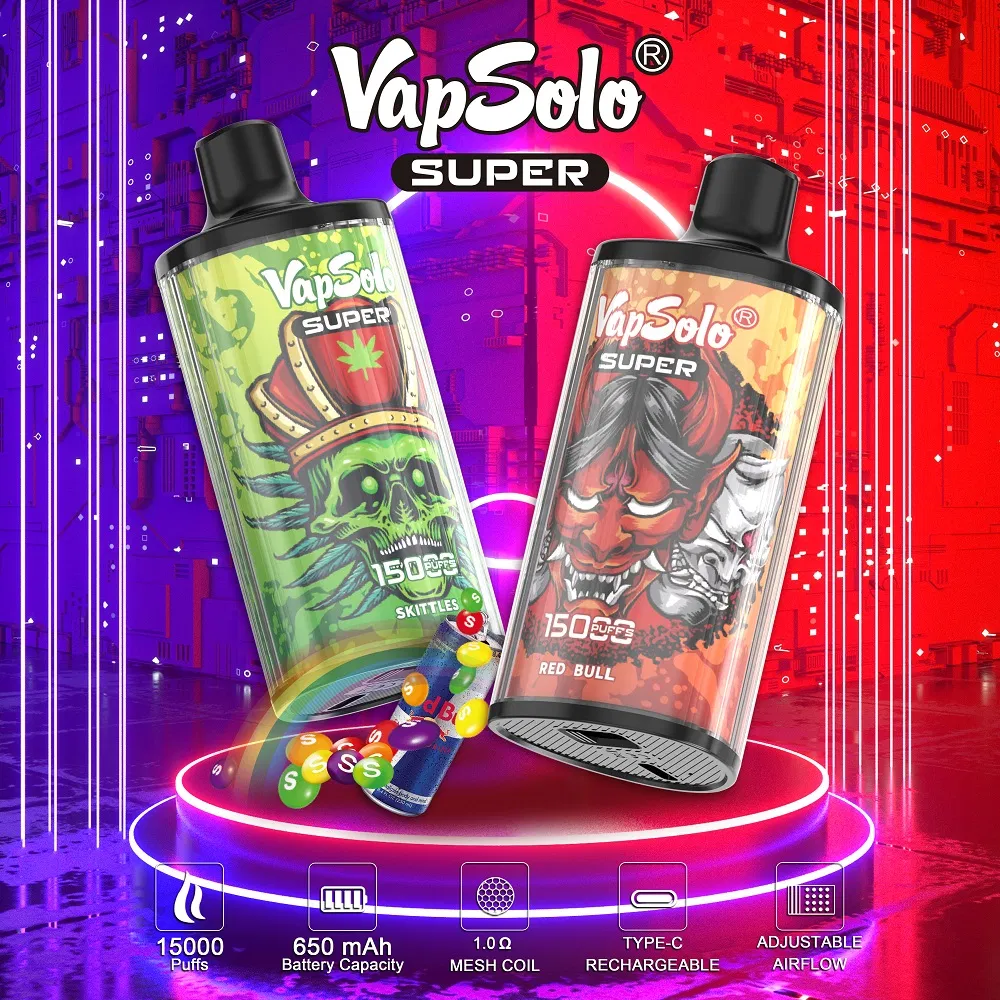 Vapsolo Electronic Cigarette Wholesale I Cheap Vape Tornado 15000 Bang Vaper King Randm 15000 Puffs Wape E Cigarette Recharger Mini EU Warehouse Disposable Vape