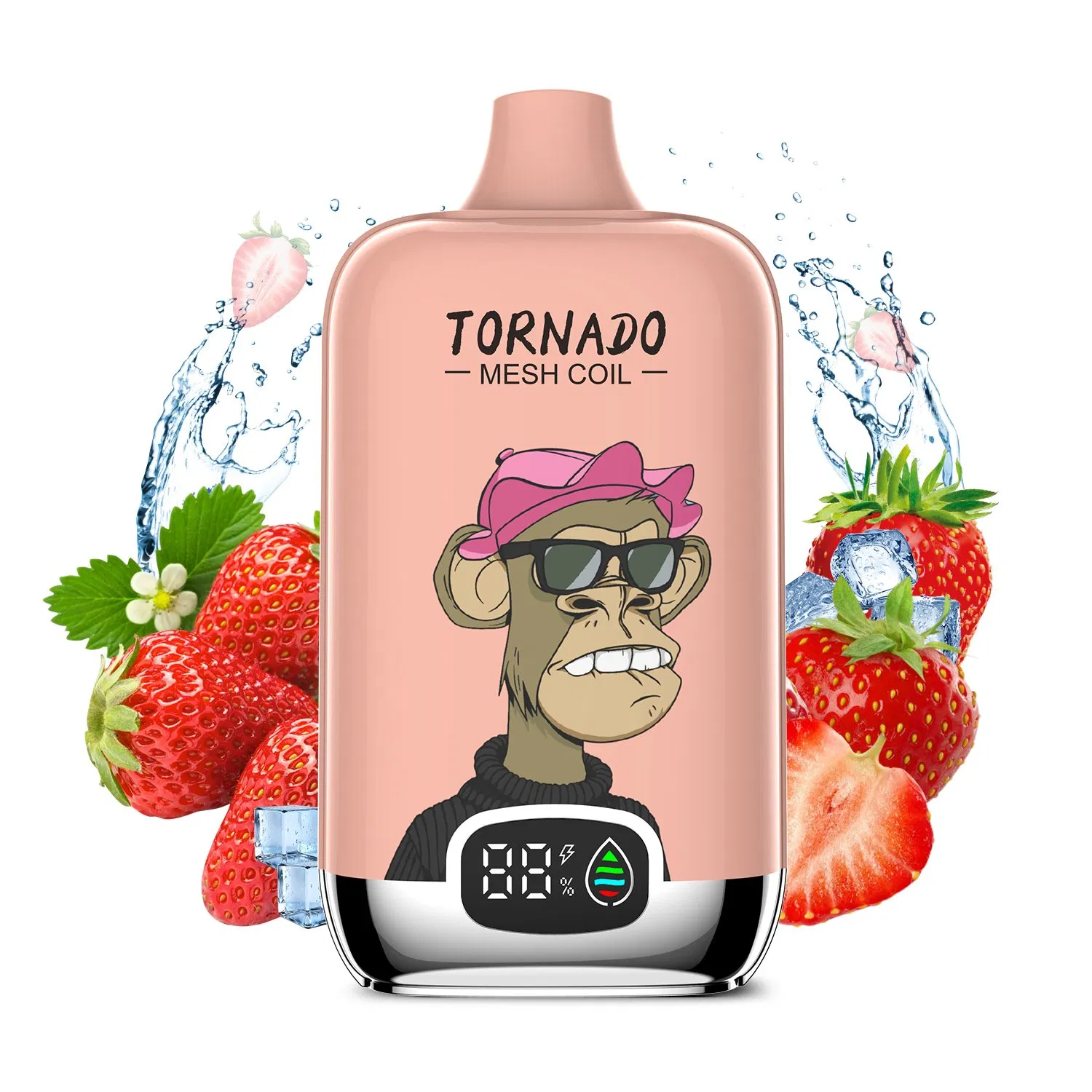 EU Warehouse Vaper Wholesale Rahdm Tornado 12K/15K 12000 15000 Puff Vaping Digital Disposable Vape Vapor Liquid 20ml with Reliable Mesh Coil 850mAh Vape Pen