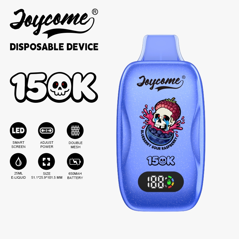 Joycome Innovative Disposable Vape 15000 Puffs Featuring Smart Display and Rechargeable Battery Design