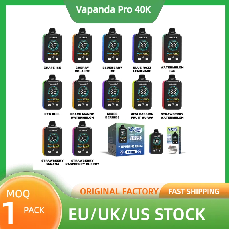 EU Warehouse Wholesale Vape Vapanda Triple Double Flavors 40K 50K 60K Puffs 3 in 1 E Hookah Charger Puff Bar 4 in 1 Mini Electronic E Cigarette Disposable Vape