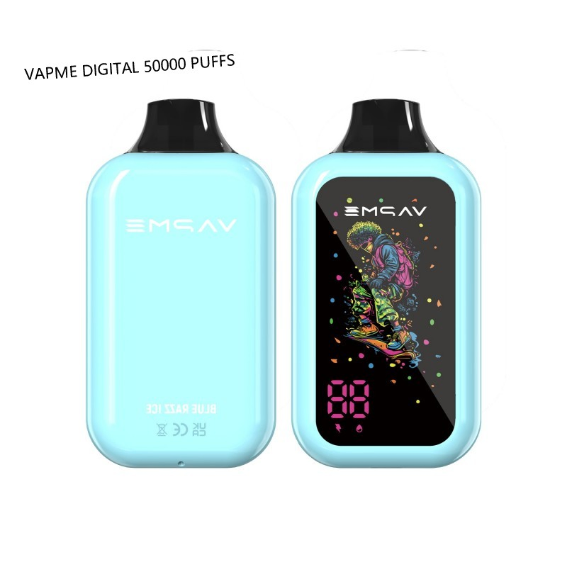 Vapme Digital 50000 Puffs Vape Europe Vape Pen Puff Vape Factory Zero Nicotine Vape