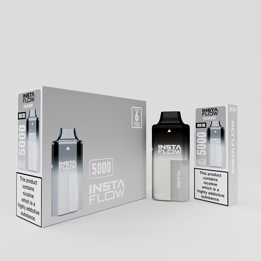 High Performance E Cigarette Insta Flow 5000 Puffs Wholesale Disposable Vape Pod with Child Lock