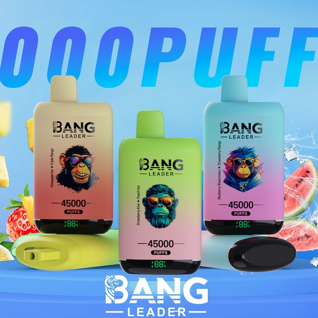 EU Warehouse Spain Hot Bangleader 45000 Puff Double Flavor Wholesale Vape Pen Mini E Cigarette 32K 45K Disposable Vape Dual Flavors 2 in 1 Vape E Cig 2% 5% Nic