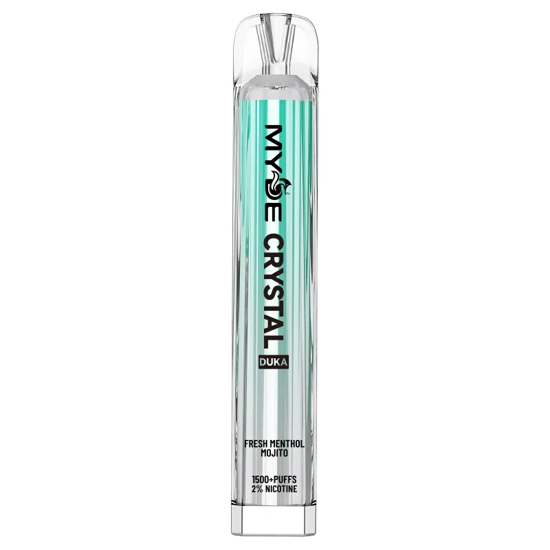 Zero Nicotine Vape Crystal Vape 600 Puffs OEM Tpd 800 1500 Puffs 9K 4000 Puffs Myde Crystal Bar