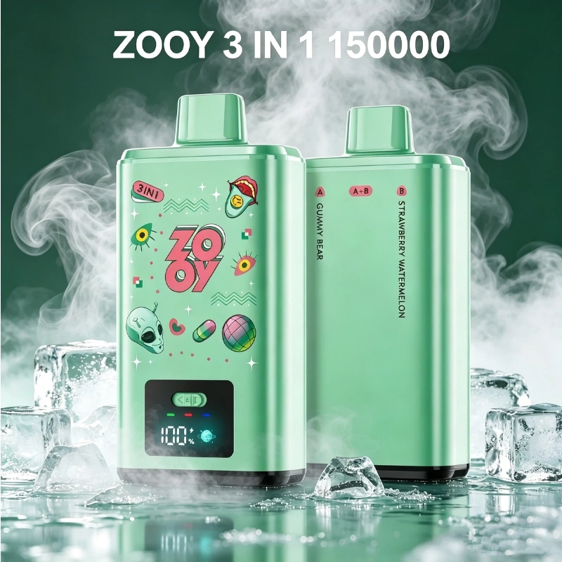 Free Sample Zooy Vape 150K Capacity Electric Vape 120K 100K 110K 200K 180K Disposable Cig Built-in Smart Display Screen Wholesale Free Shipping E Cigarette