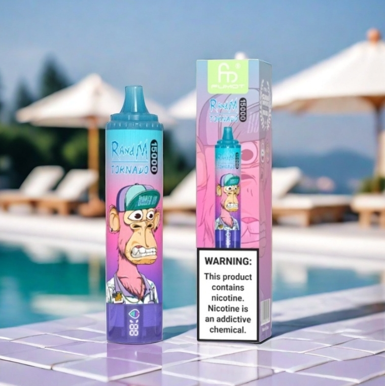 Best Disposable Vaporzier Fumot Randm Tornado 15000 Puffs Disposable E Cigarettes Vape Mesh Coil 25ml Pod Battery Rechargeable Electronic CIGS Puffs Vape