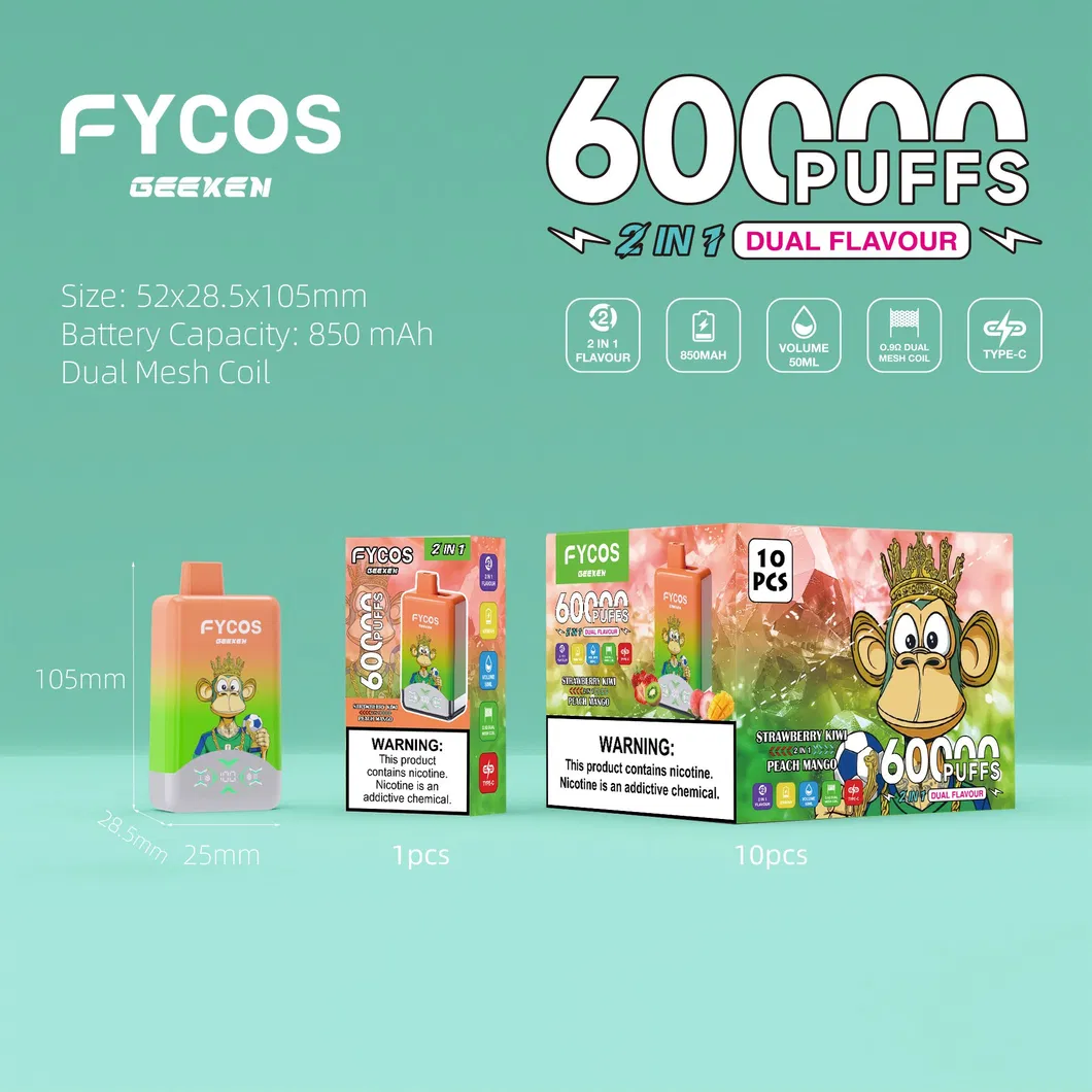 EU Warehouse Vape Fycosin 60000 Puffs