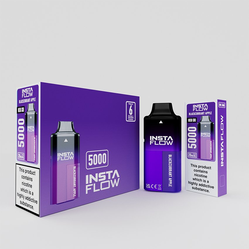 High Performance E Cigarette Insta Flow 5000 Puffs Wholesale Disposable Vape Pod with Child Lock