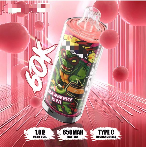 EU Germany Poland Nl Warehouse Razz 60K Puff E-Cigarette Vapes Mesh Coil Type-C Rechargeable Disposable Vape China Factory Wholesale Vaping Supplier