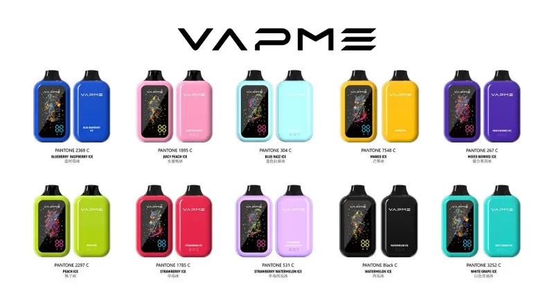 Vapme Digital 50000 Puffs Vape Europe Vape Pen Puff Vape Factory Zero Nicotine Vape