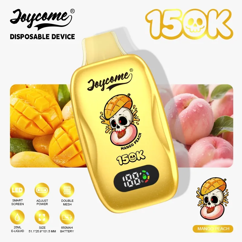 Joycome Innovative Disposable Vape 15000 Puffs Featuring Smart Display and Rechargeable Battery Design