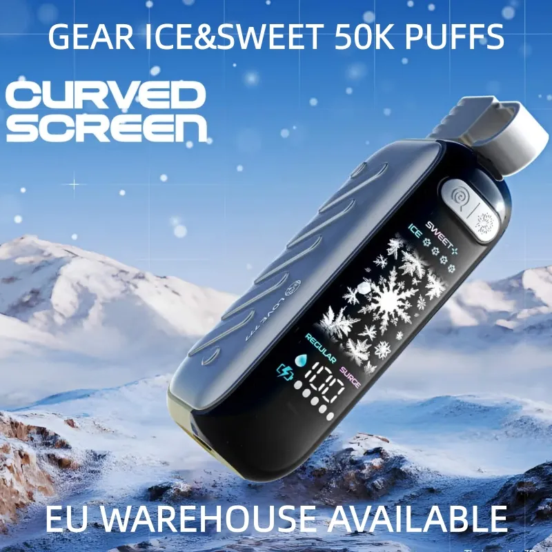 Disposable Pod Shisha Vozovapel Gear Ice & Sweet 50K Fruit Juice Star Rave 40000 50000 Puffs EU Vozovl Click Vape Zero Nicotine 0% 2% 5%