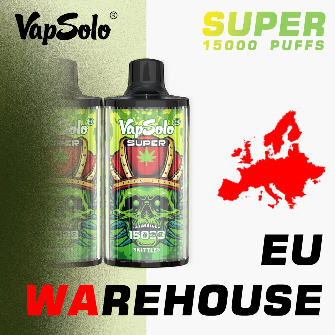 Vapsolo Super 15000 15K Puffs E Vape Disposable Vaper Pen Online Shopping Store Mini Electronic Cigarette EU Warehouse Vape 20000 30000