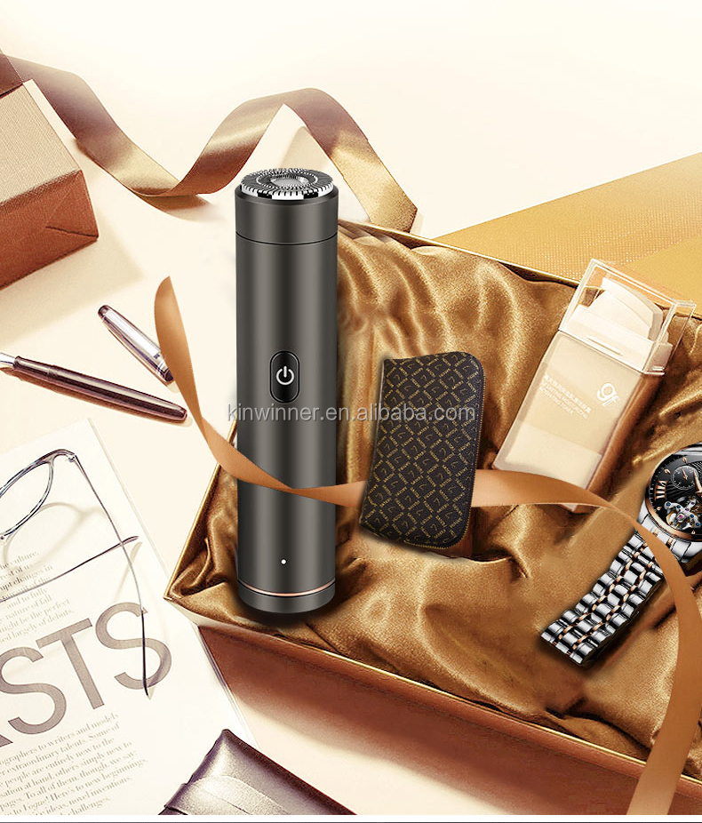 Creative 2-in-1 USB Rechargeable Double Arc Electronic Cigarette Lighter and Shaver Multifunctional Consumer Electronics