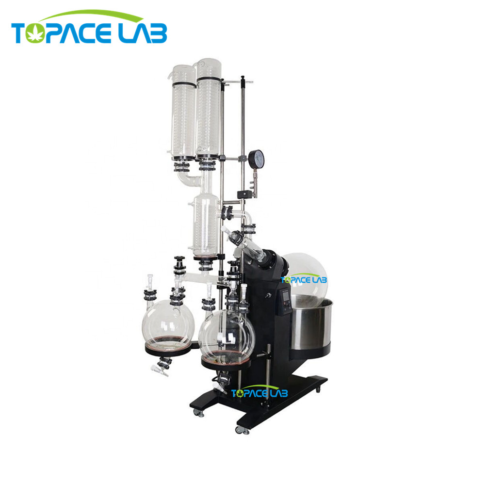 Topacelab 10l High Quality Rotary Evaporator Vacuum Vacuum Distillation Auto Lift Rotary Evaporator Rotary Evaporator Vapes Set