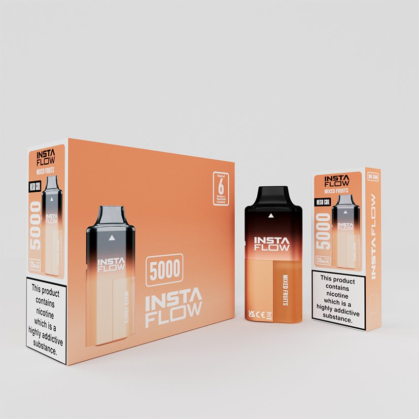 High Performance E Cigarette Insta Flow 5000 Puffs Wholesale Disposable Vape Pod with Child Lock
