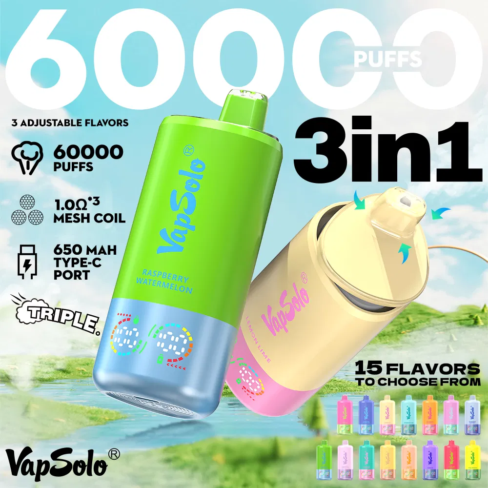 Vapsolo Triple Flavor Smart Disposable Vape Detail 8