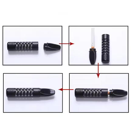 Eco-Friendly Plastic Healthy Tar Filter for Rechargeable Smoking Filters with Type-C Charging