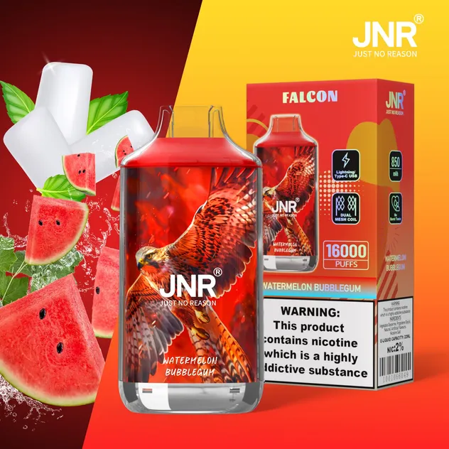 Jnr Falcon 16K Puffs Rechargeable Disposable Vape Hot Trend Free Shipping Digital Display Smart Screen Smooth Draw
