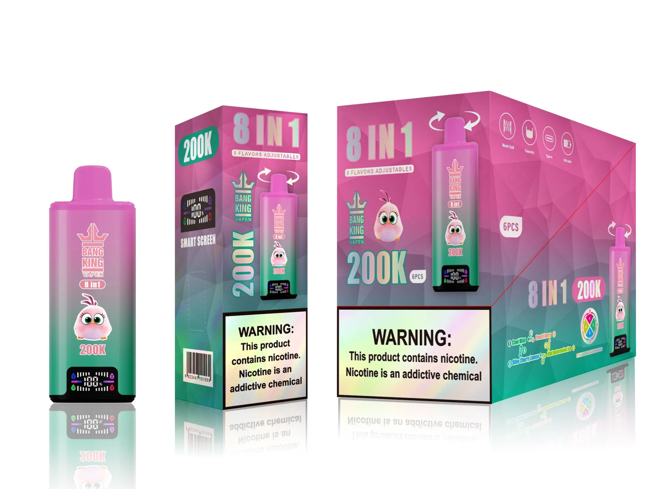 Online Shopping Sleek Metallic Finishes Available in Multiple Eye-Catching Colors Tpd Nicotine Salt Juice Liquid Vape