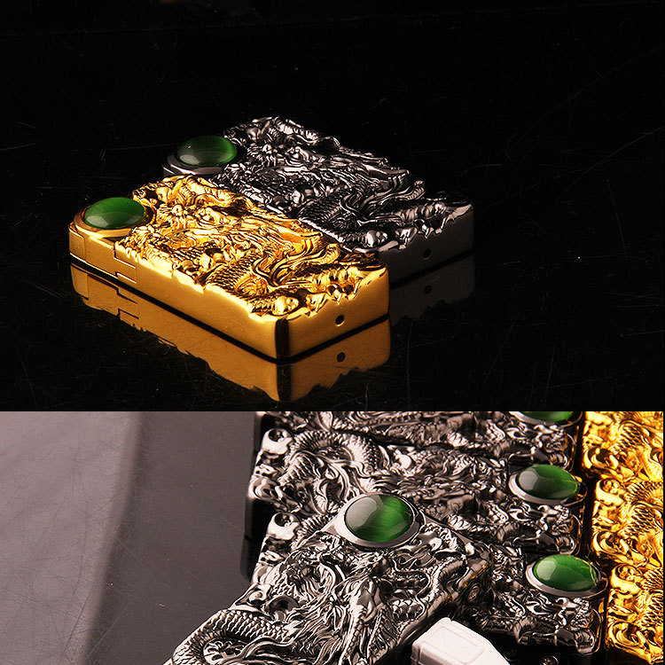 USB Electronic Cigarette Metal Lighter USB Rechargeable Smoke No Gas Gift