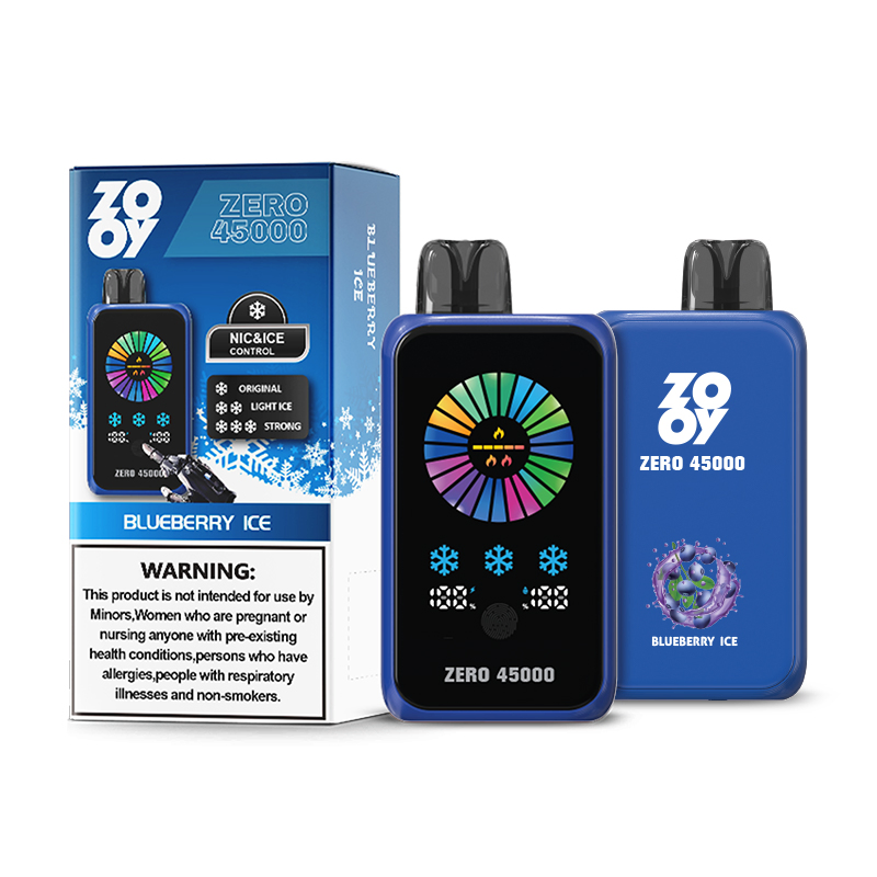 EU Warehouse 2-7days Original Vaper Zooy Zero 45K 45000 Puff Wholesale Disposable Vape Pen Liquid 20ml Rechargeable 0%2%3%5% Nicotine
