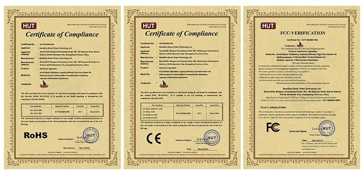 Product Certifications