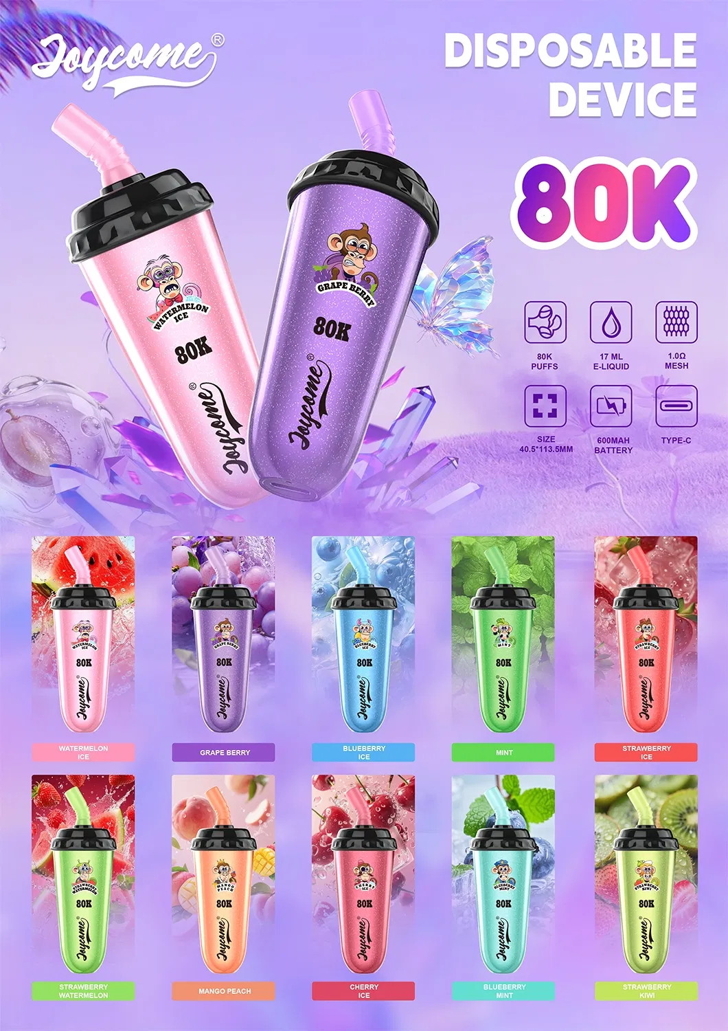 Original Factory Design 80K Disposable Vape
