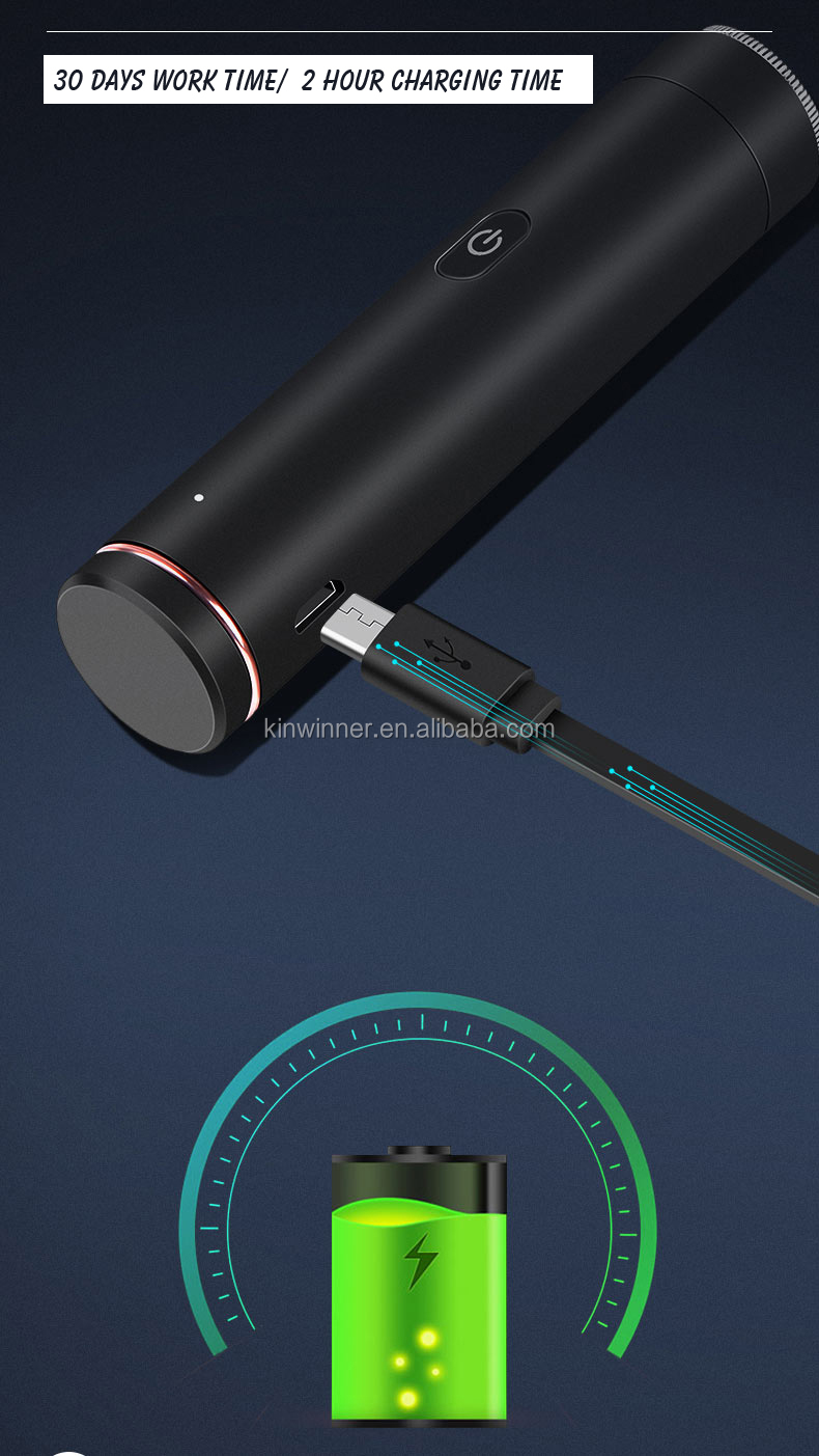 Creative 2-in-1 USB Rechargeable Double Arc Electronic Cigarette Lighter and Shaver Multifunctional Consumer Electronics