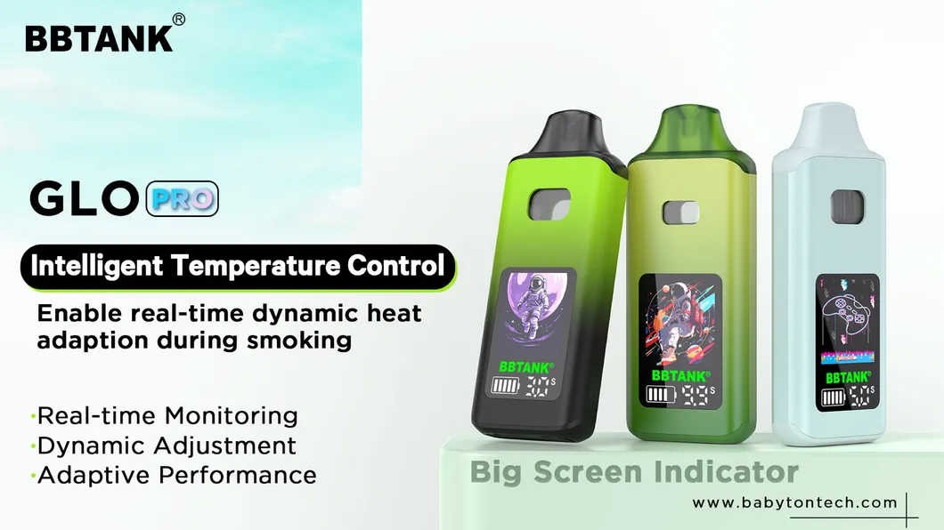 Glo PRO Disposable Vape: Smart, Sleek Design with Multi-Function Display