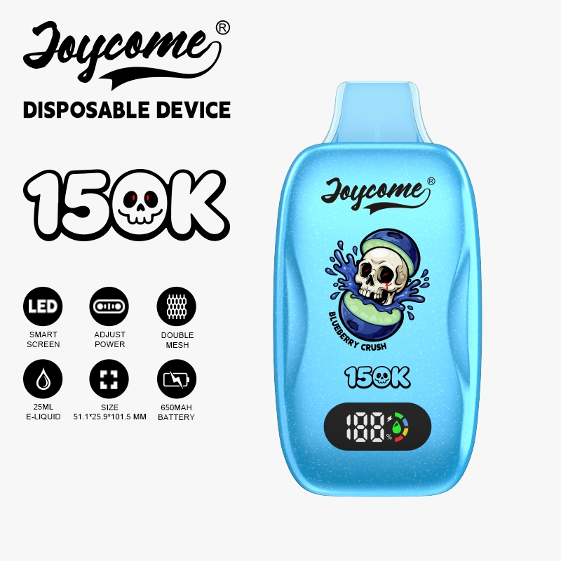 Joycome Innovative Disposable Vape 15000 Puffs Featuring Smart Display and Rechargeable Battery Design