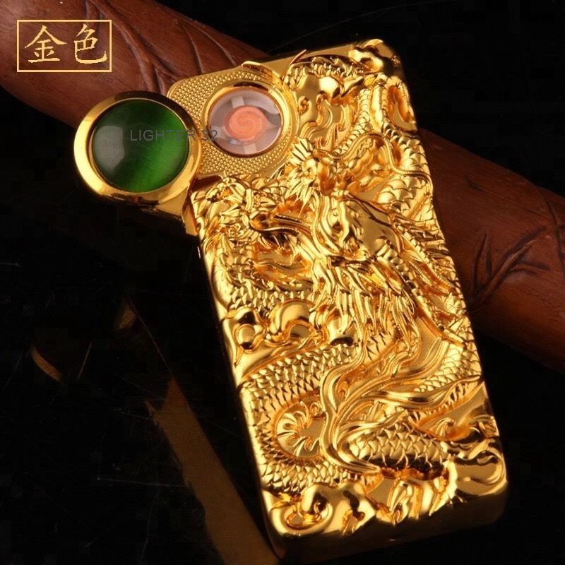 USB Electronic Cigarette Metal Lighter USB Rechargeable Smoke No Gas Gift