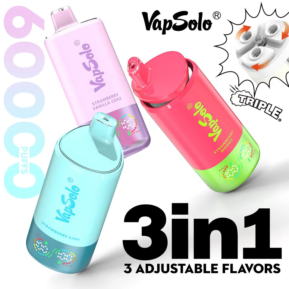 Vapsolo Triple Flavor Smart Disposable Vape Detail 4