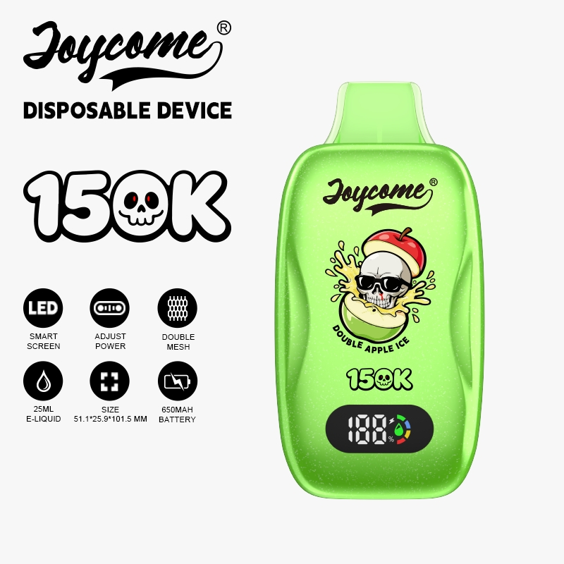 Joycome Innovative Disposable Vape 15000 Puffs Featuring Smart Display and Rechargeable Battery Design