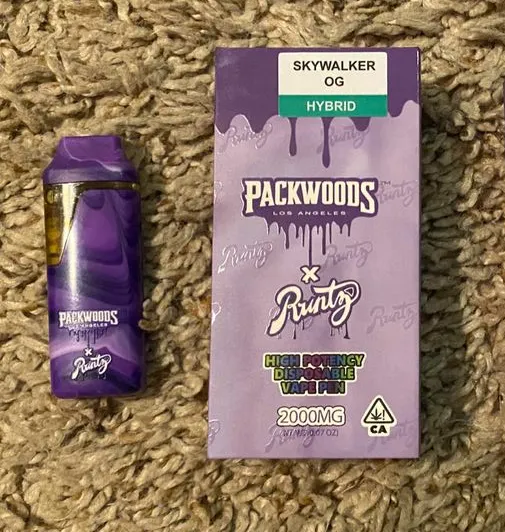 Packwoods X Runtz Best Disposable Vape Photo 1