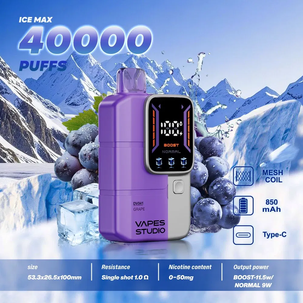 High Repurchase 40K Puffs Ice Control Good Price Disposable Vape