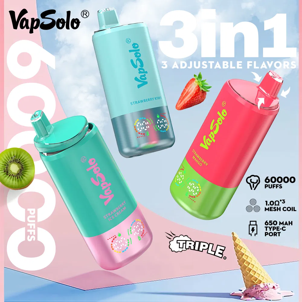 Vapsolo Triple Flavor Smart Disposable Vape Detail 9