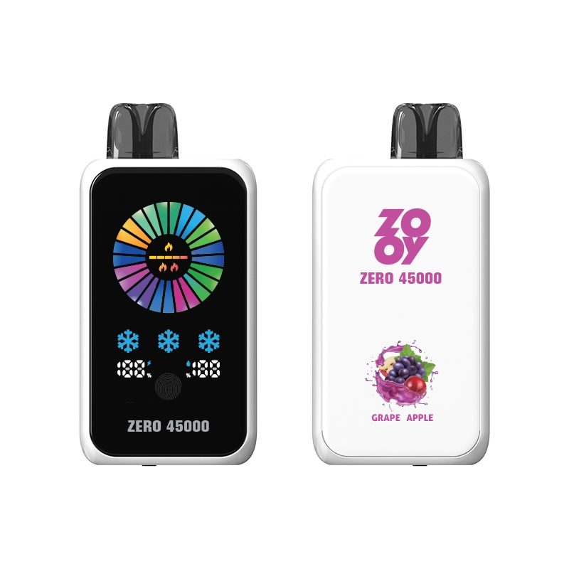 EU Zooy Zero 45000 Puff Vape EU Warehouse 45000 Puffs 45K Disposable Fast DHL Shipping 0%/3%/5% Nicotine Mesh Coil Technology Vape
