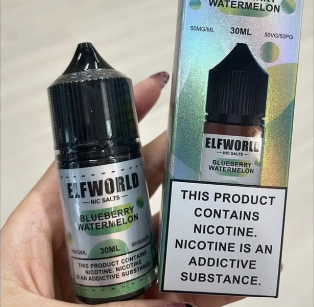 EU Warehouse Elfworld 30ml E Liquid 5% Nicotine Salt Disposable Vape Juice 50mg Oil Bottle