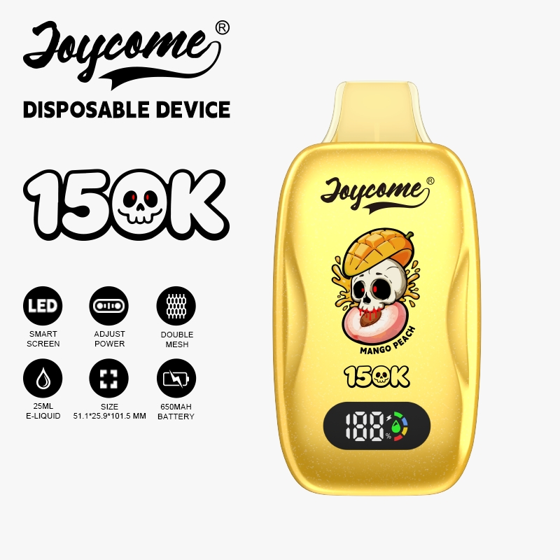Joycome Innovative Disposable Vape 15000 Puffs Featuring Smart Display and Rechargeable Battery Design