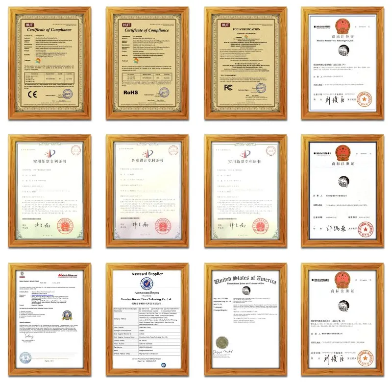 Certification Documents CE FCC RoHs TPD