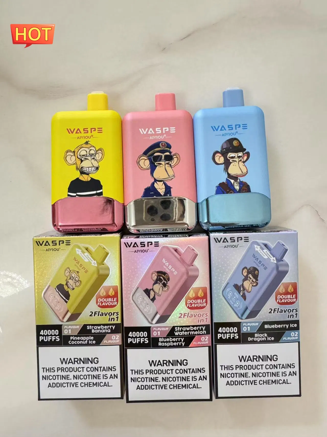 Wholesale E Cigarette Vape 60000 50000 40000 30000 Puff 2in1 Vaper Disposable Vape Smart Display Puff 30K 40K 50K 60K 80K 15K 12K Puff