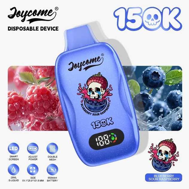 Joycome Innovative Disposable Vape 15000 Puffs Featuring Smart Display and Rechargeable Battery Design