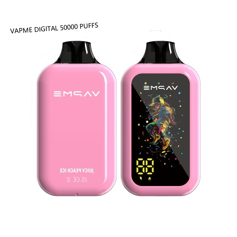 Vapme Digital 50000 Puffs Vape Europe Vape Pen Puff Vape Factory Zero Nicotine Vape