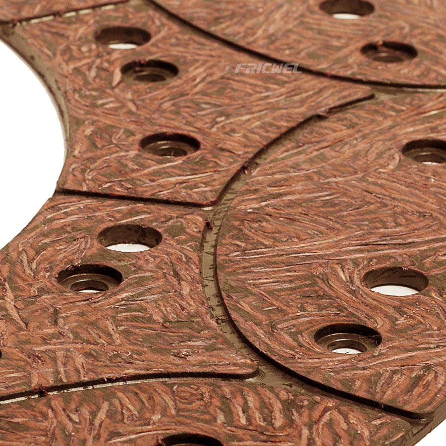 Fricwel Auto Parts Clutch Plate Lining Manufacturer Used in Trucks Friction Material E-MARK Certificate